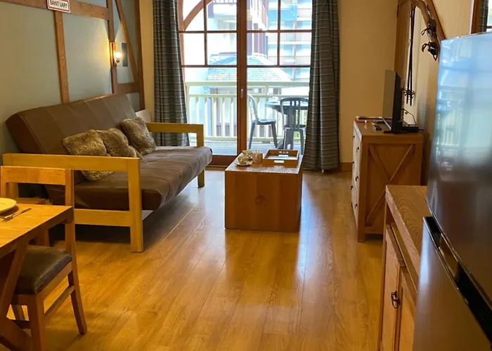 T2+coin Nuit 6 Pers Résidence De Cami Real Au Centre Du Village De Lary Soulan Avec Piscine Intérieure+ Sauna Et Hammam Appartamento *